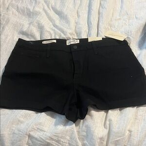 Universal Thread High-Waist Black Denim Shorts